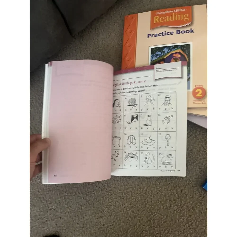 Grades 1-5 Activity School Workbooks, Lot of 5, VG , Variety. Nice.